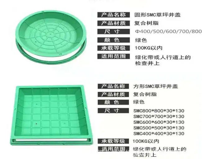 新兴镇树脂复合种植井盖展示